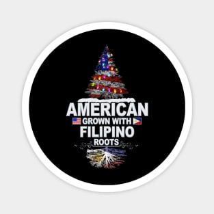 Christmas Tree  American Grown With Filipino Roots - Gift for Filipino From Philippines Magnet